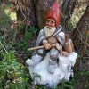 Gnomo della neve in legno scolpito - immagine 8