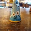 Campanella celeste con fiorellini bianchi 8x5 cm