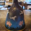 Campanella azzurra con colombine 14x9 cm