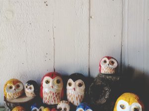 Gufetti di ceramica - Ceramic Owls