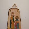 Tegolino di ceramica con la Natività - immagine 2