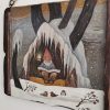 Pannello Gnometto che legge accanto al fuoco - immagine 5