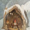 Pannello Gnometto seduto accanto al fuoco - immagine 2