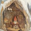 Pannello Gnometto seduto accanto al fuoco - immagine 4