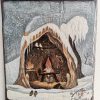 Pannello Gnometto seduto accanto al fuoco - immagine 5