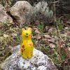 Gattino di ceramica giallo - immagine 3